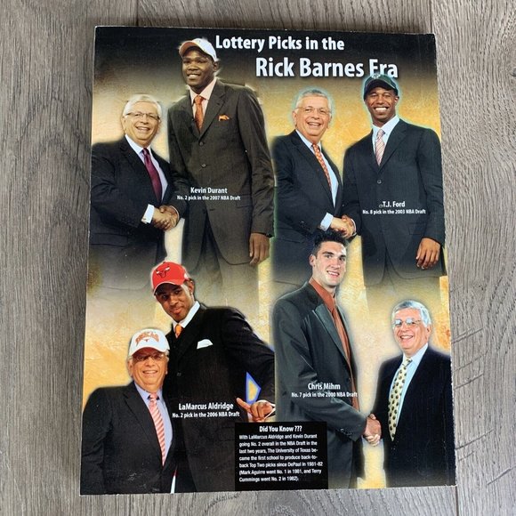 2007-08 Texas Men’s Basketball Media Guide UT University Of Texas Longhorns - Picture 2 of 8